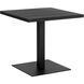 Merano 32 X 32 inch Black Outdoor Bistro Table